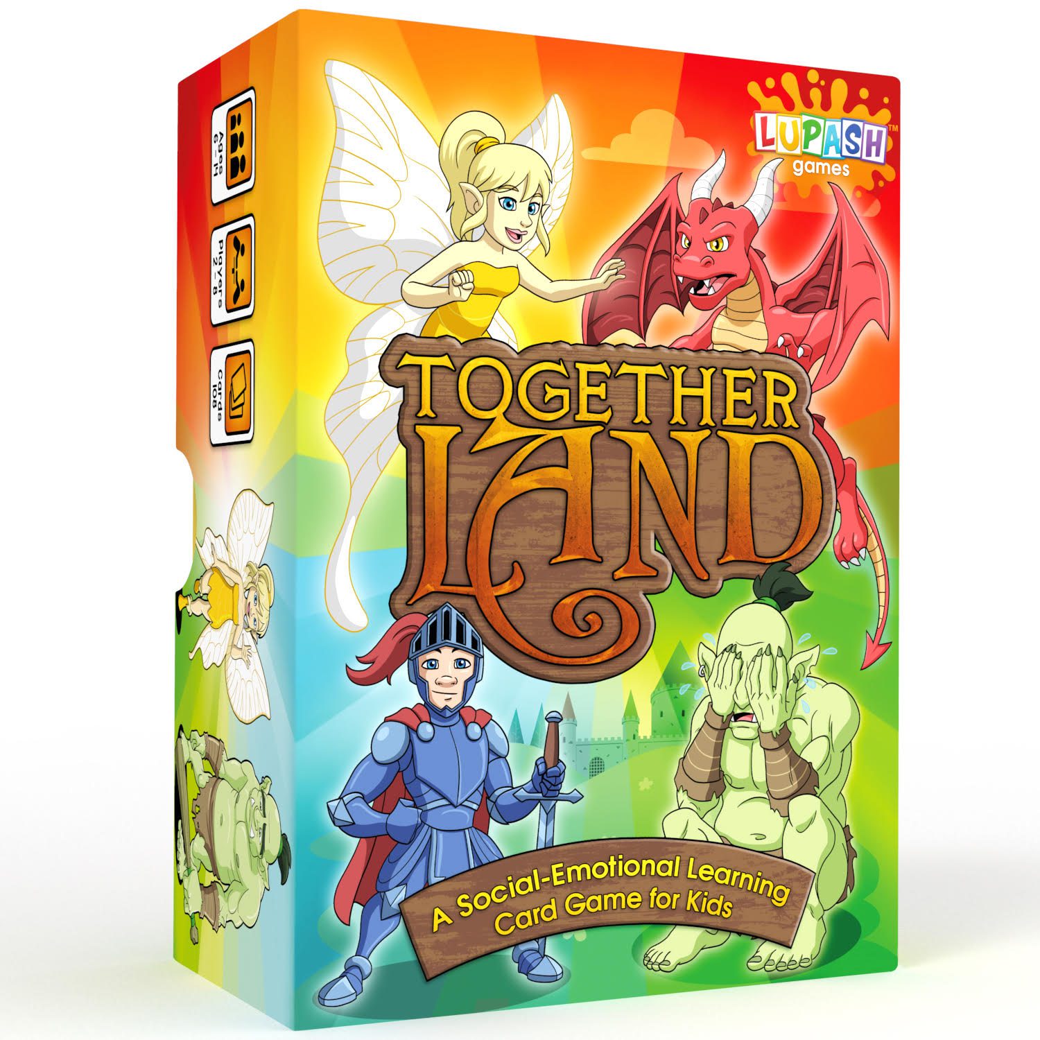 Togetherland Therapy Card Game for Kids - Develop Social Skills and Emotional Control - Perfect for Counselors Groups and Families - Helps with ADHD, Low Self-Esteem Impulse Anger Regulation and More
